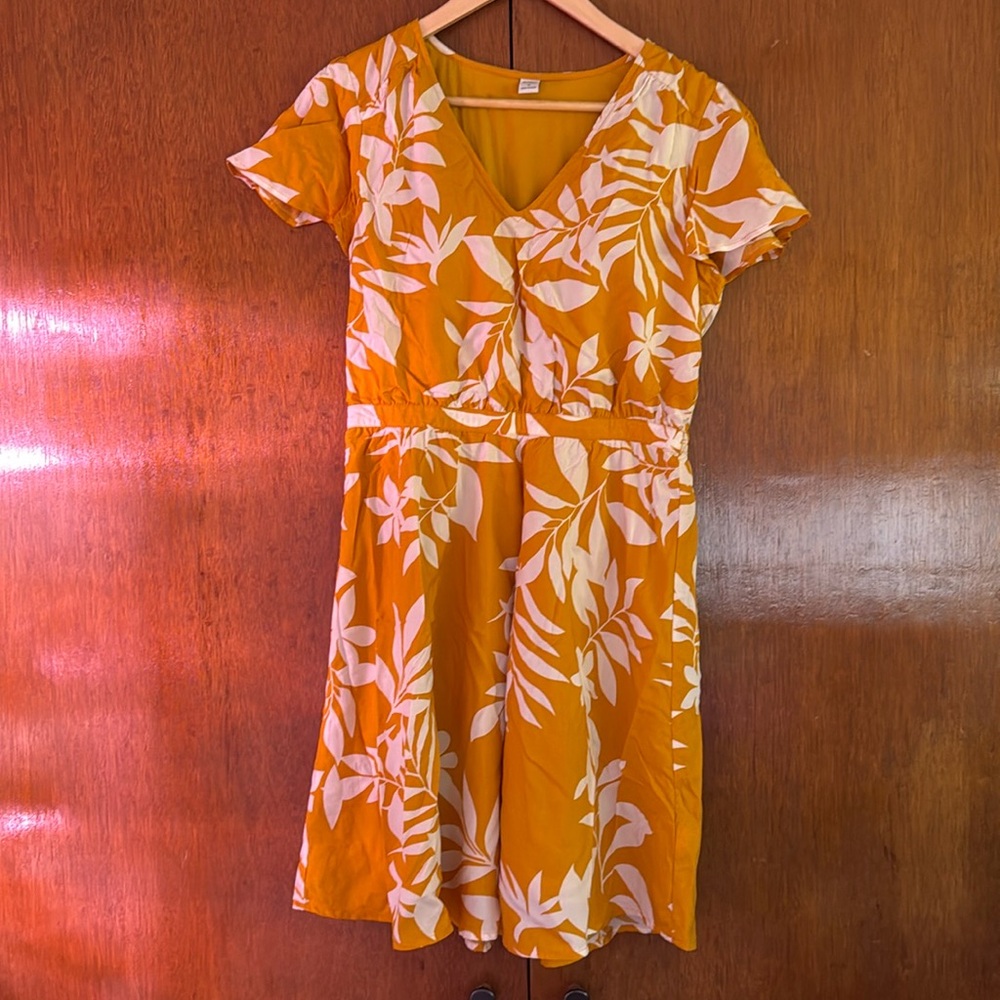 Yellow Floral Dress